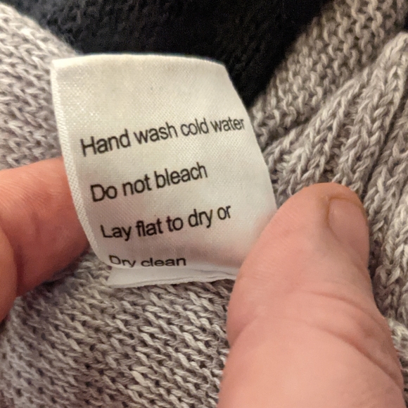 Belldini, Gray Striped Open Cardigan, Women's Size Small - Picture 7 of 7